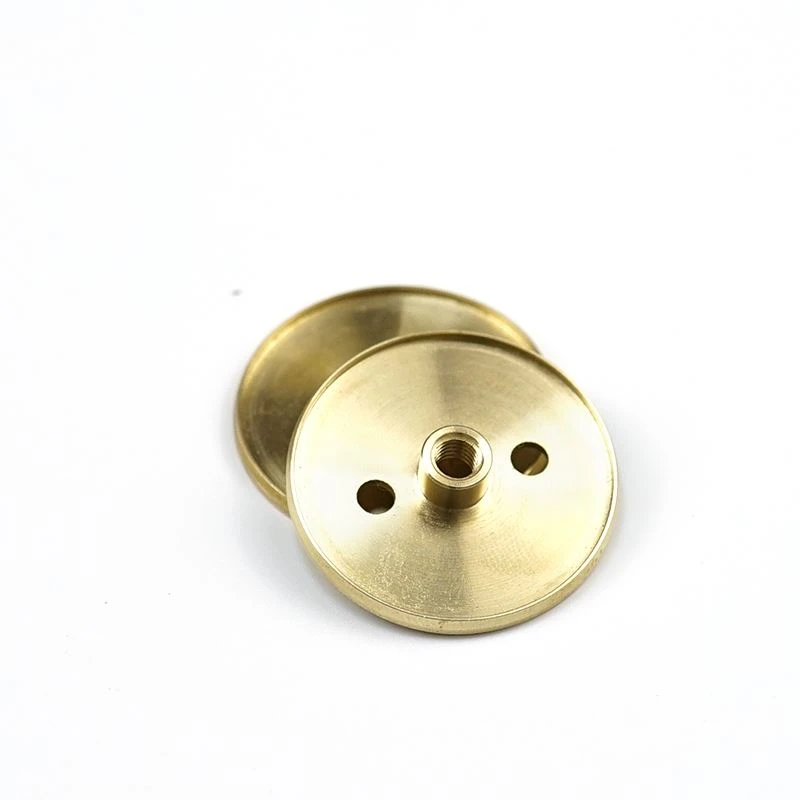 CNC Machininig Brass Female Thread Flange3