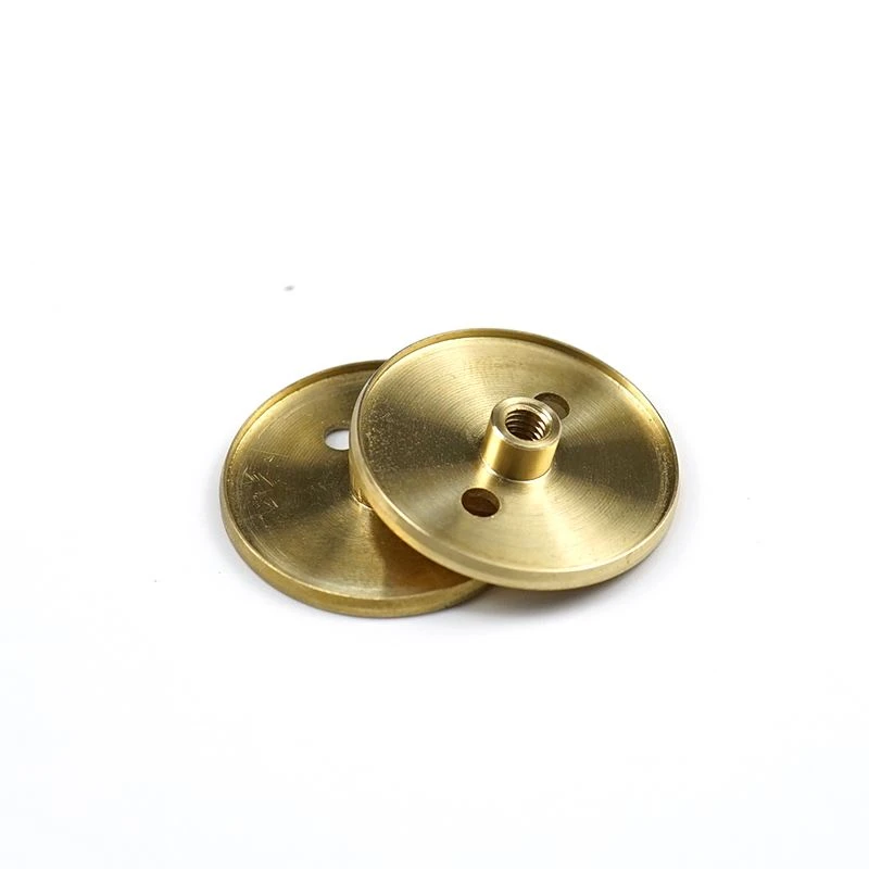 CNC Machininig Brass Female Thread Flange4