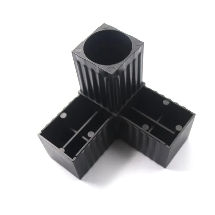 Aluminium Window And Door Hardware Square Tube 3 Way Corner Connector