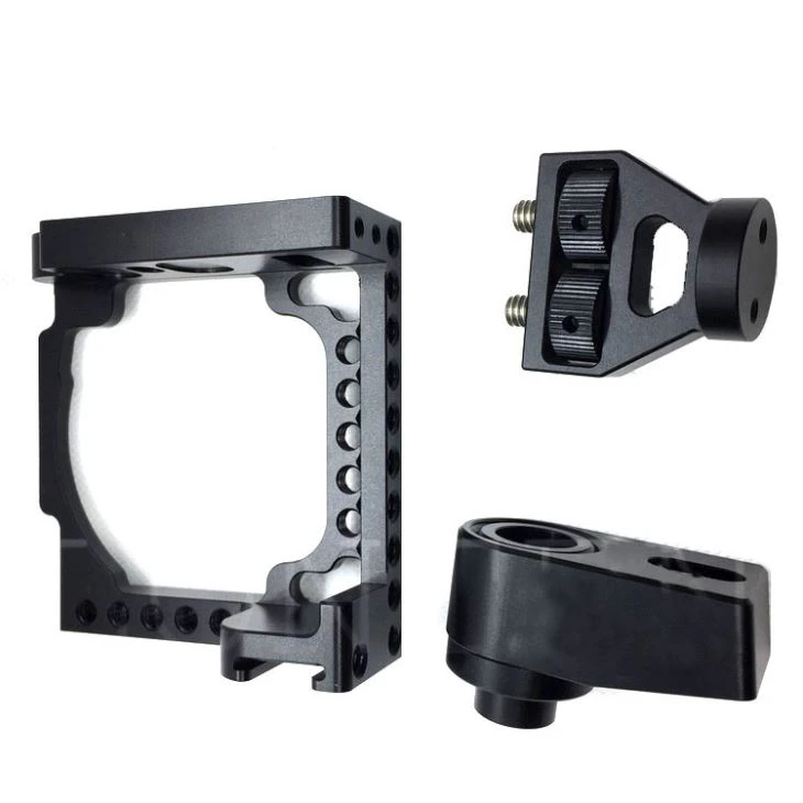 CNC Siyah Eloksal CCTV Yedek Parçaları